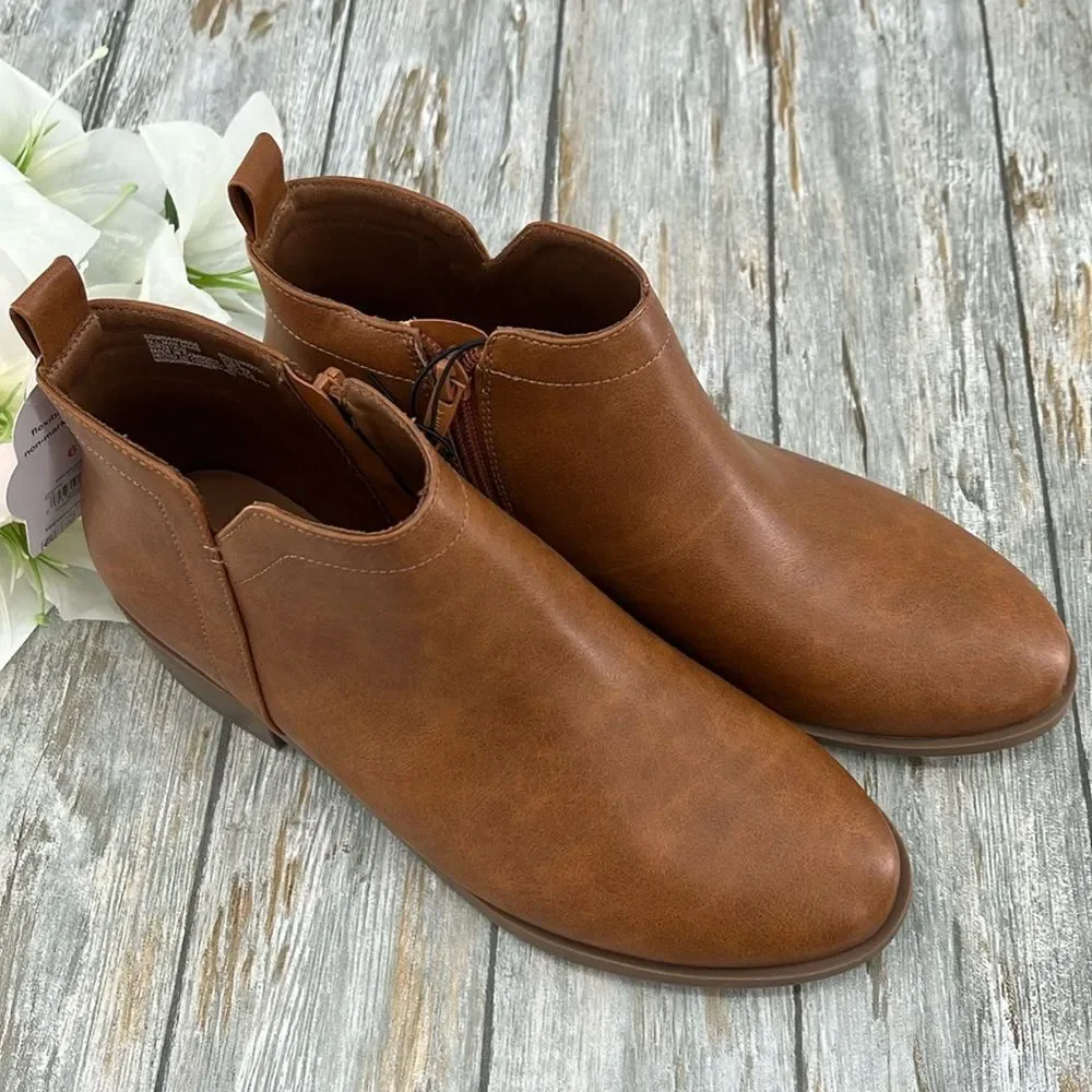 Big Girls Fashion Ankle Booties Boots Shoes Size 6
